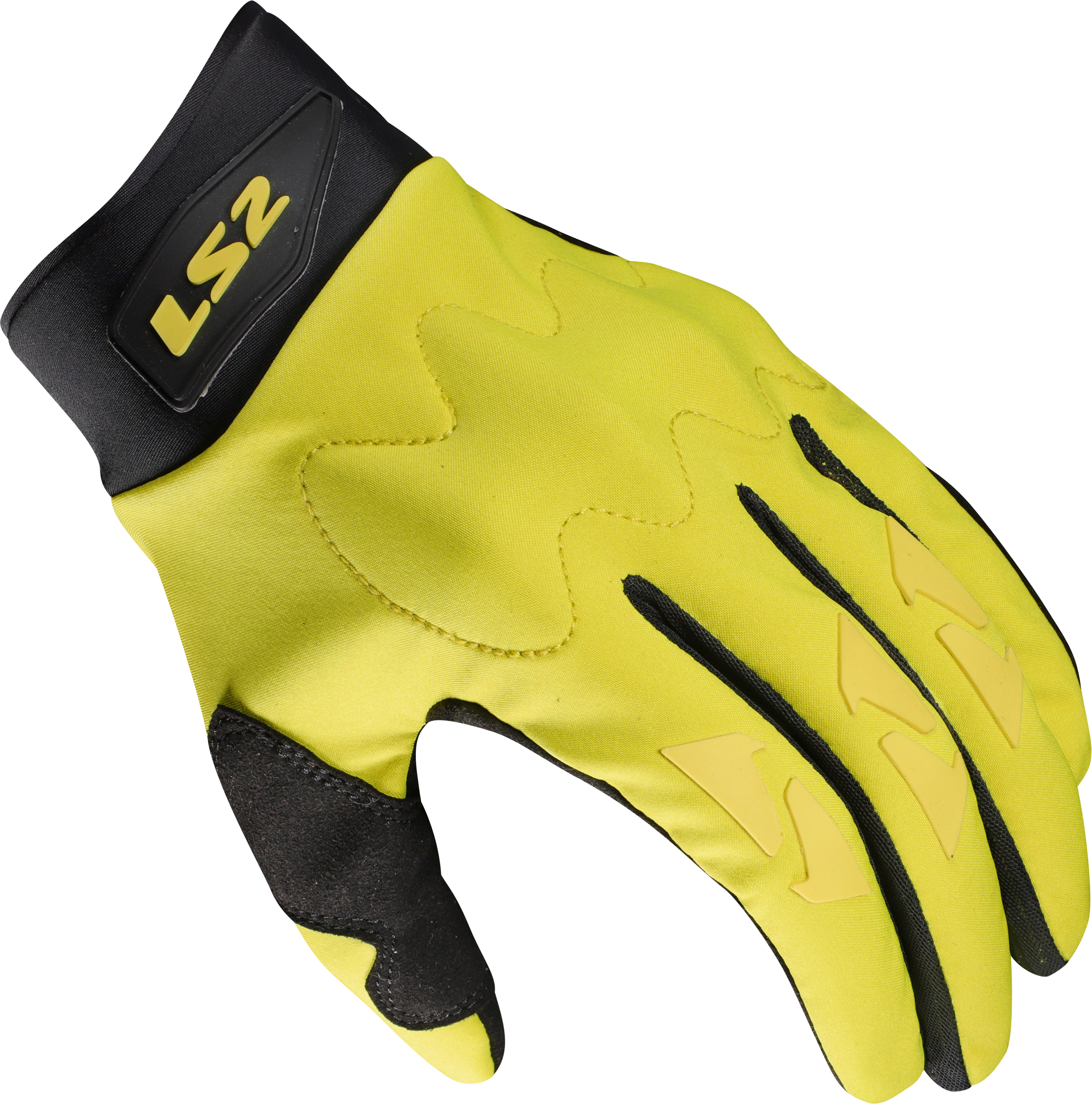 LS2 HIKER MAN GLOVES H-V YELLOW